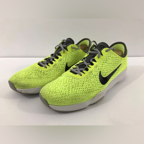 Nike Zoom Fit Training Women Neon Yellow Athletic Sneaker Shoes 704658-701 Sz 11 - Picture 6 of 12
